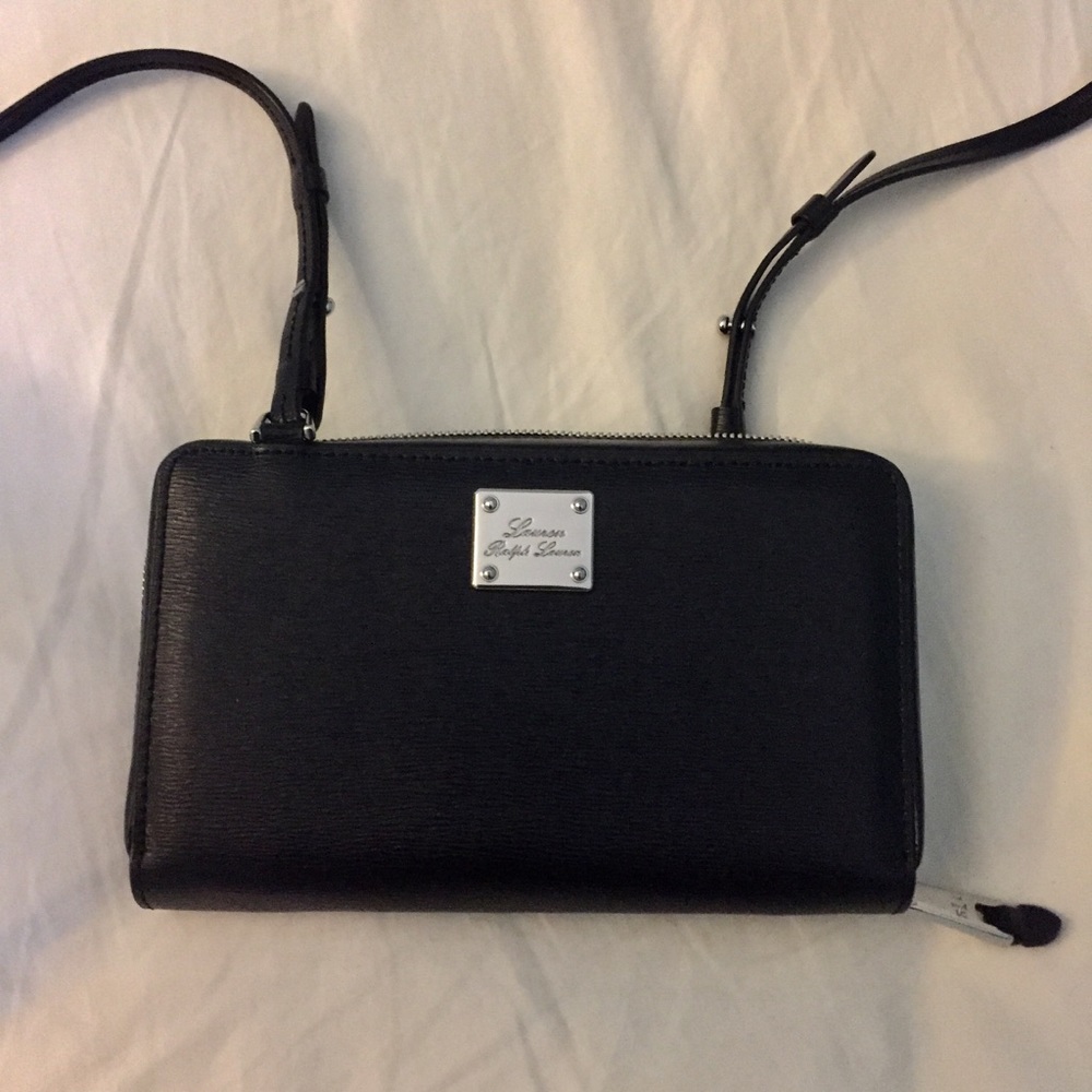 Brand New! Ralph Lauren Textured Leather Crossbody